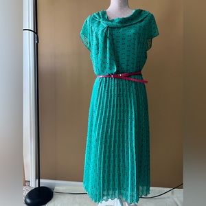 Summer plisse dress
